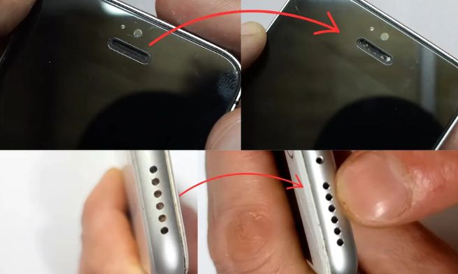 vệ sinh loa apple iphone bị nhỏ