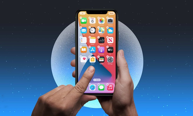 Di chuyển biểu tượng ứng dụng trên màn hình iPhone