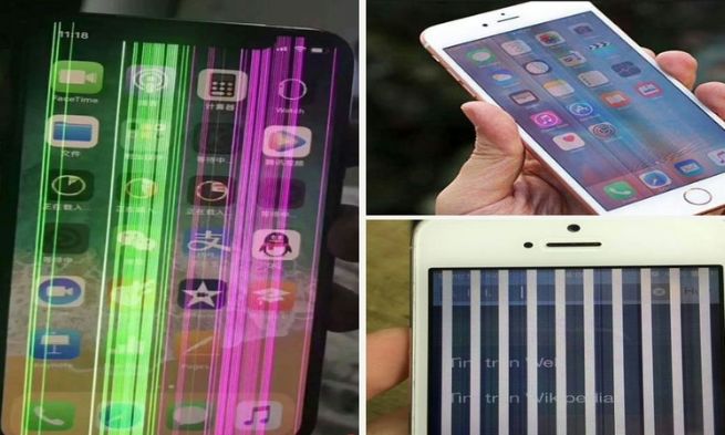 hư hỏng phần cứng gây lỗi sọc màn hình