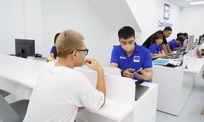 mang máy đến dịch vụ sửa chữa Care Center