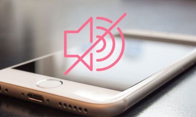 iphone đang bật chế độ im lặng