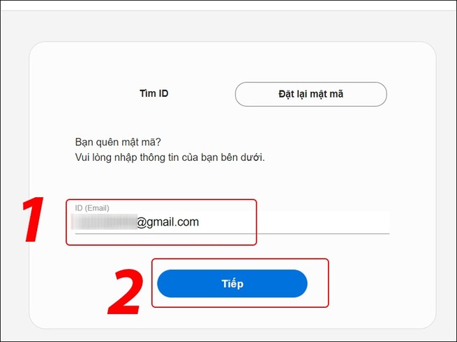 Cách lấy lại mật khẩu Samsung Account trên điện thoại