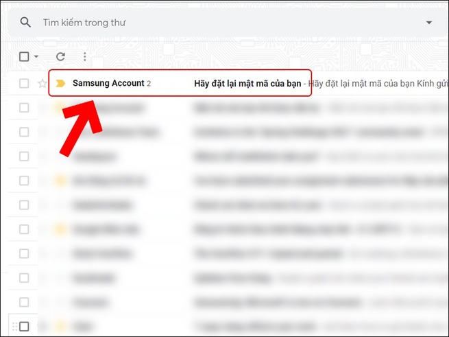 Cách lấy lại mật khẩu Samsung Account trên điện thoại