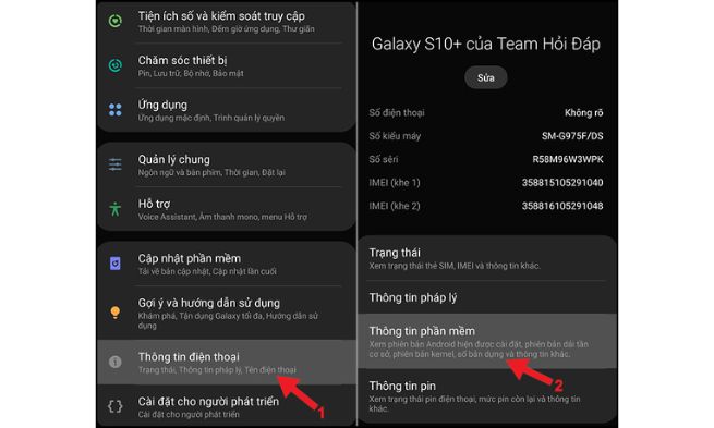 cập nhật android