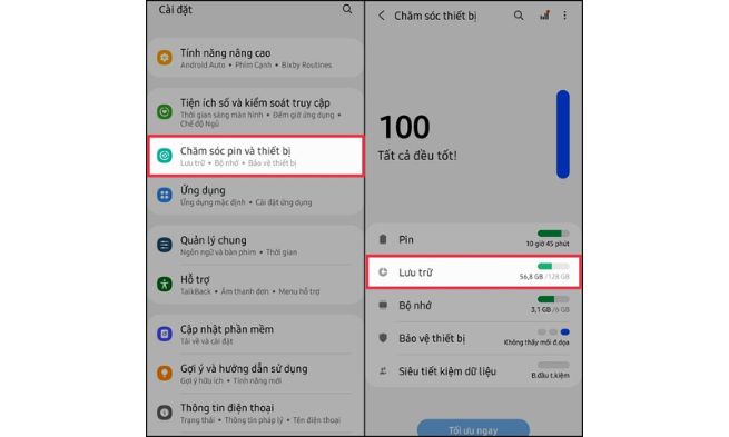 dọn dẹp bộ nhớ