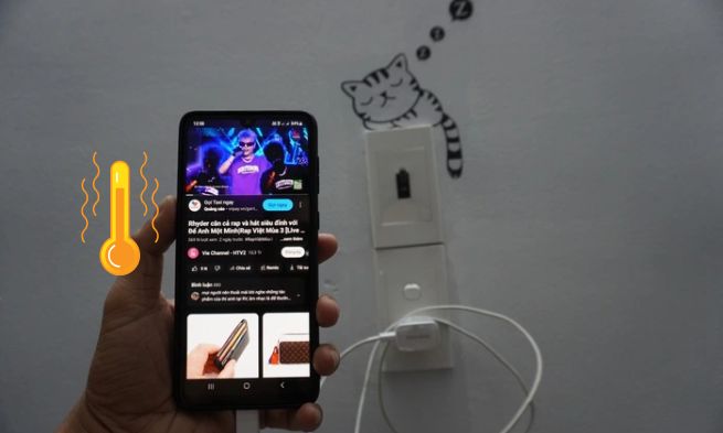 Hạn chế sạc pin ở nhiệt độ cao