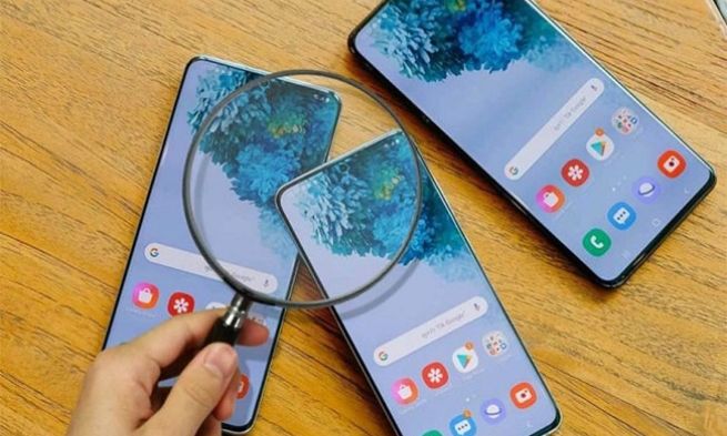 kiểm tra màn hình samsung đã thay chưa