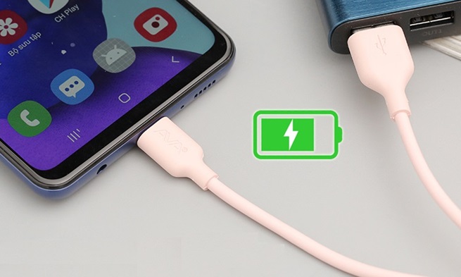 loạn cảm ứng khi sạc Samsung