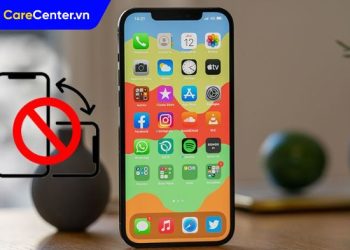 Lỗi tự xoay màn hình iPhone