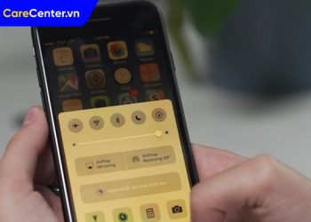 màn hình iPhone bị vàng