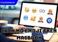 cách mở emoji trên macbook