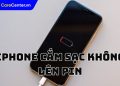 iphone cắm sạc không lên pin