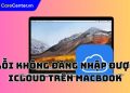 lỗi không đang nhập được icloud trên macbook