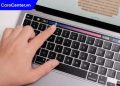 touch bar không hiển thị