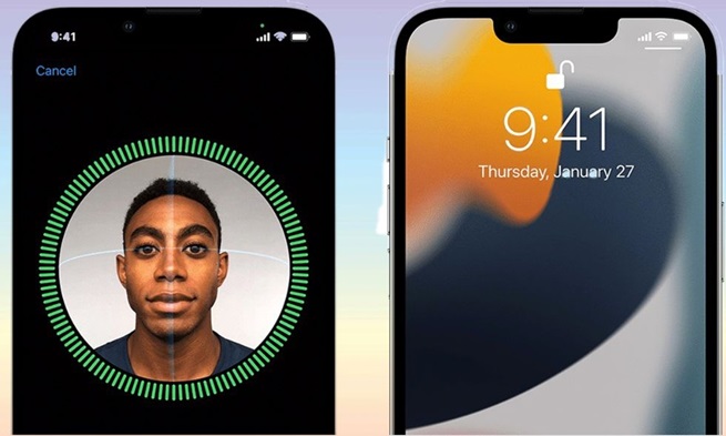 Face ID bị ẩn
