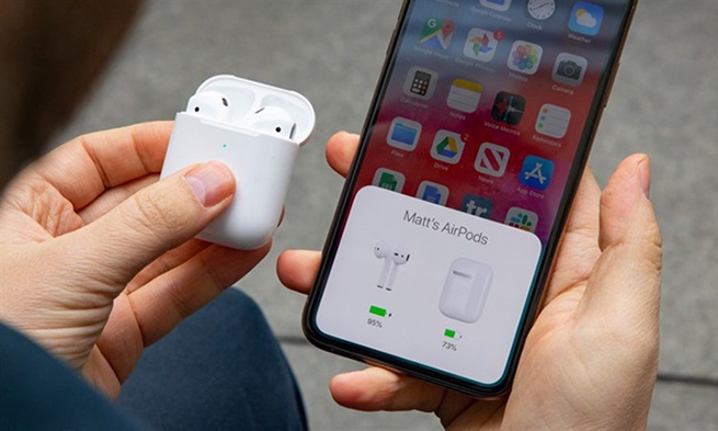 Kiểm tra pin Airpods