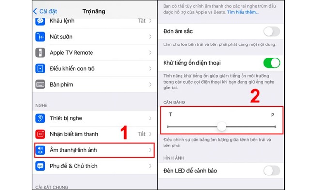 Kiểm tra cài đặt âm thanh trên iPhone 