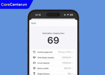 kiểm tra số lần sạc của iphone