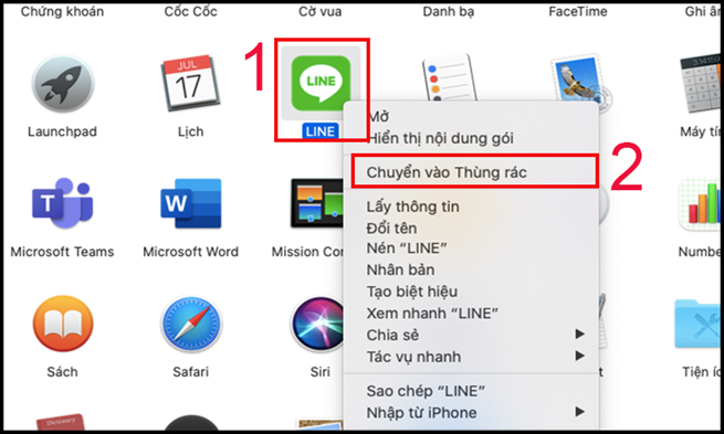 Cách gỡ ứng dụng trên Macbook
