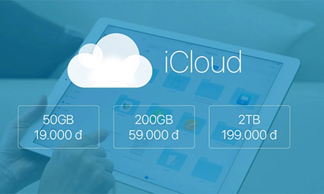 Mua thêm dung lượng iCloud