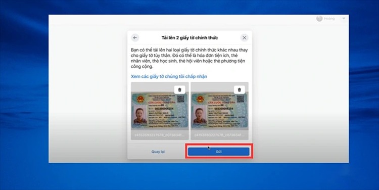 Cung cấp giấy tờ tùy thân