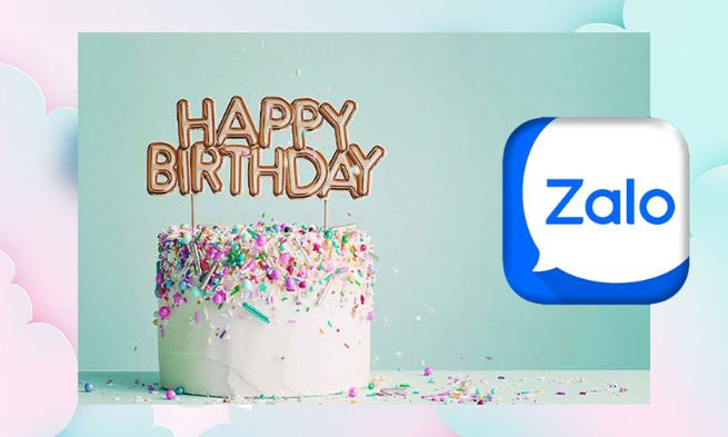 cách tạo thiệp sinh nhật trên zalo