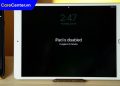 ipad bị vô hiệu hóa do nhập sai mật khẩu