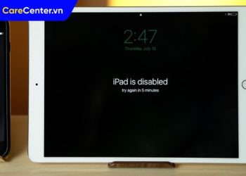 ipad bị vô hiệu hóa do nhập sai mật khẩu