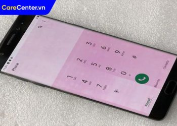 màn hình samsung bị ám hồng