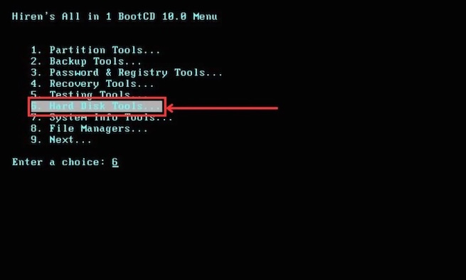 Sửa lỗi ổ cứng bằng Hiren’s BootCD và HDD Regenerator