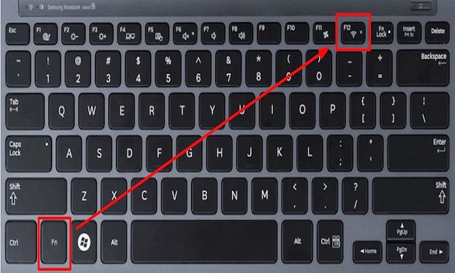 Kiểm tra cài đặt wifi cơ bản trên bàn phím laptop