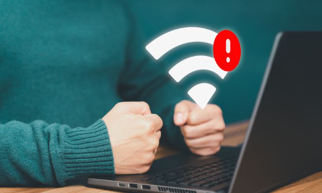 Laptop không bắt được wifi 6