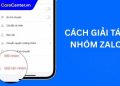 Cách giải tán nhóm zalo trên iphone