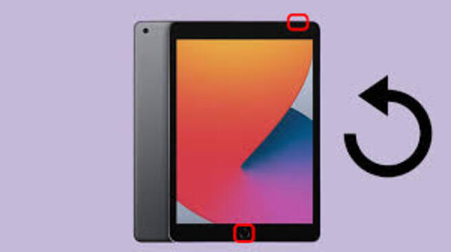Khởi động lại iPad có nút Home