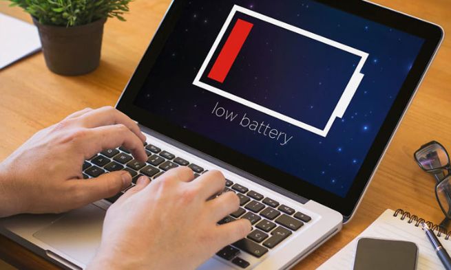 kiểm tra độ chai pin của laptop