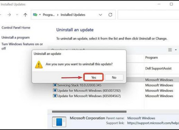 Laptop bị treo Restarting Win 11