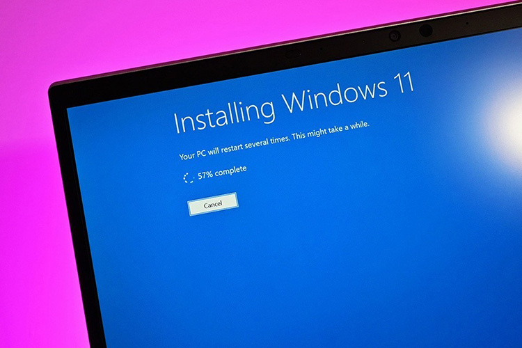 Laptop bị treo Restarting Win 11