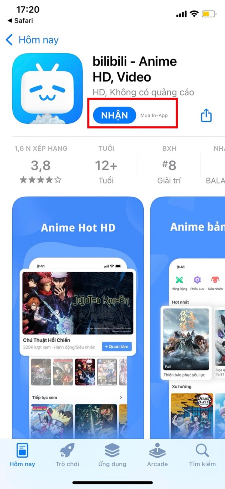 Cách tải video trên Bilibili
