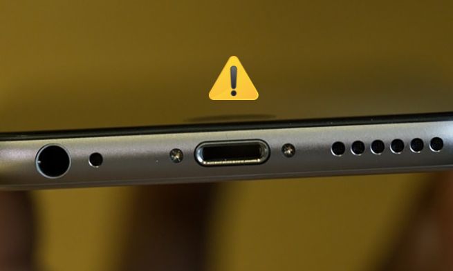 Dấu hiệu cho thấy chân sạc iPhone bị lỗi