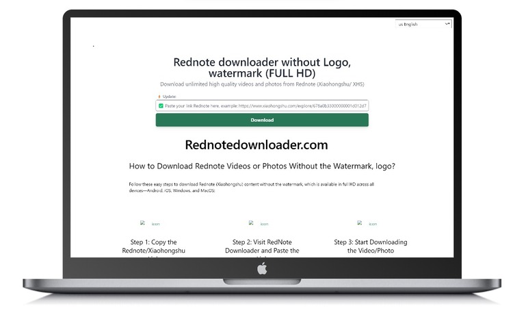 Tải video Rednote không logo trên máy tính