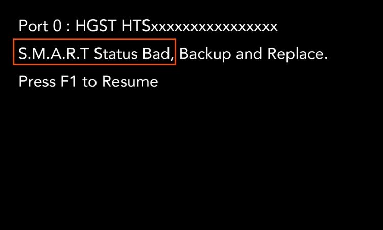 Kiểm tra SMART Status qua phần mềm hoặc BIOS