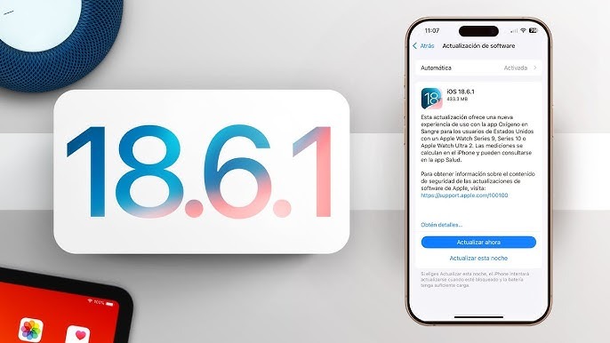 bản cập nhật iOS 18.6.1