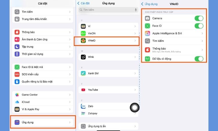 Kiểm tra và cấp đầy đủ quyền cho ứng dụng