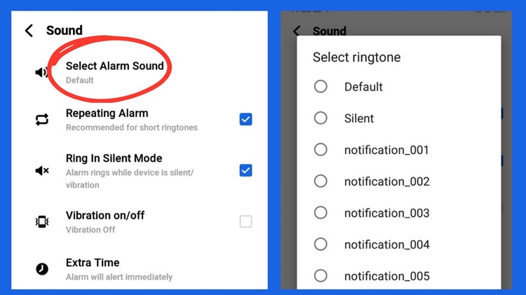 cách cài âm thanh khi sạc pin android