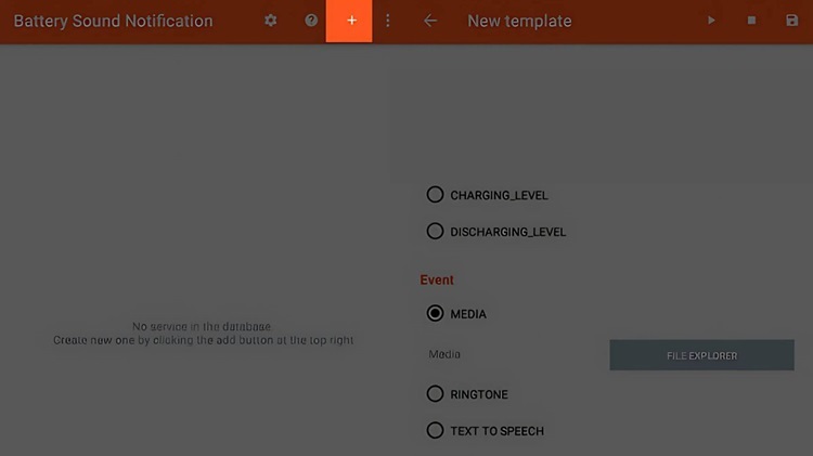 cách cài âm thanh khi sạc pin android