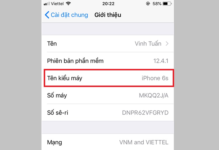 Kiểm tra thiết bị hỗ trợ