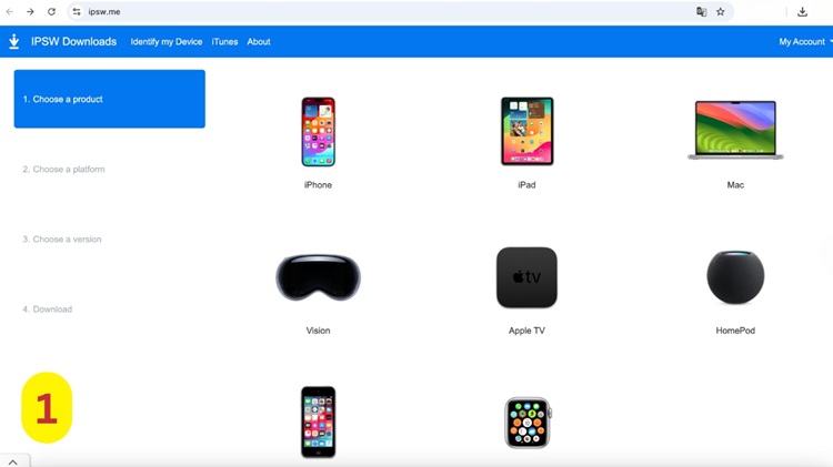 Hạ cấp iOS 18 xuống 17 bằng cách restore iPhone