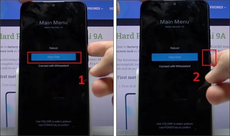 Reboot hệ thống qua Recovery Mode