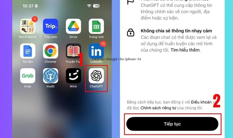 đăng ký tài khoản ChatGPT trên iPhone