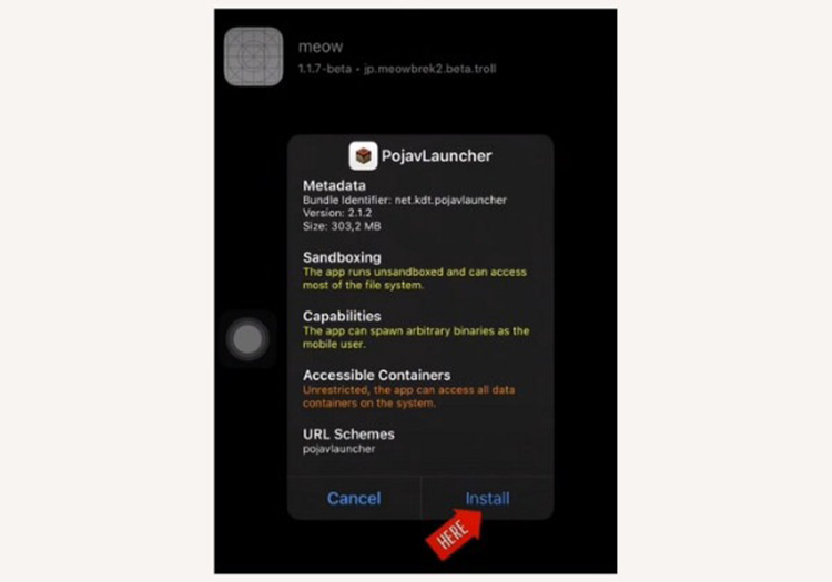 Install PojavLauncher